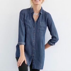 J. Jill Denim long sleeve button up women’s M